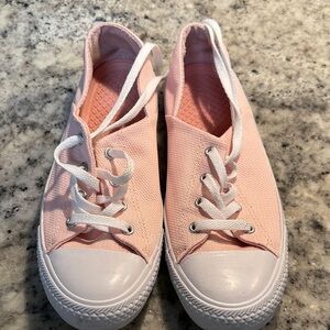 Converse Light Pink Canvas Sneakers
